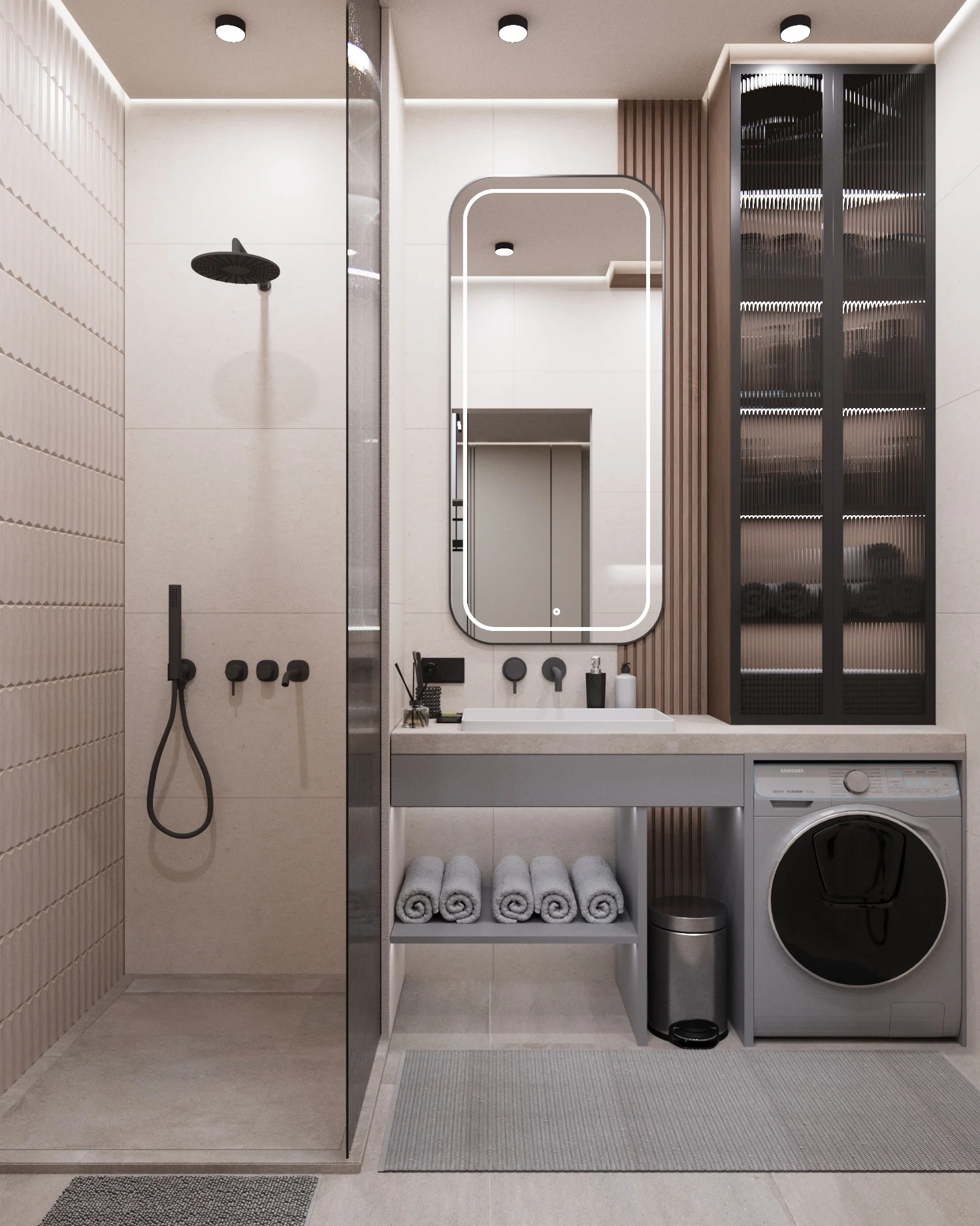 Квартира под сдачу - хай-тек - санузел 4